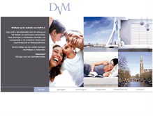 Tablet Screenshot of dvm-bv.nl